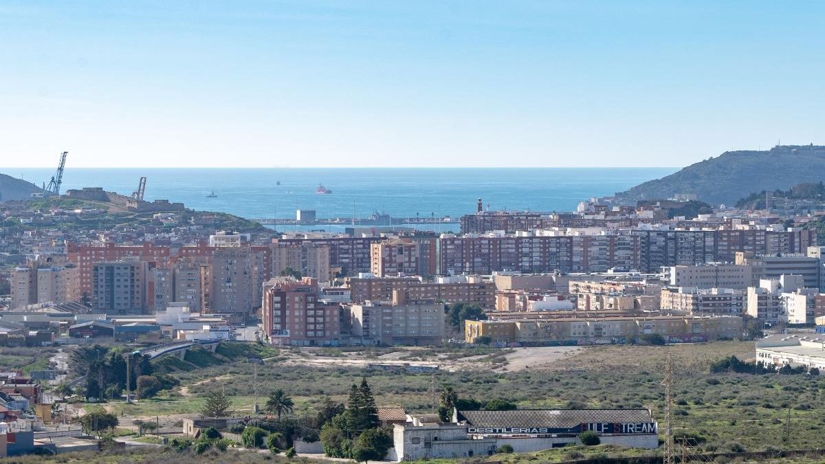 Foto aérea de Cartagena.