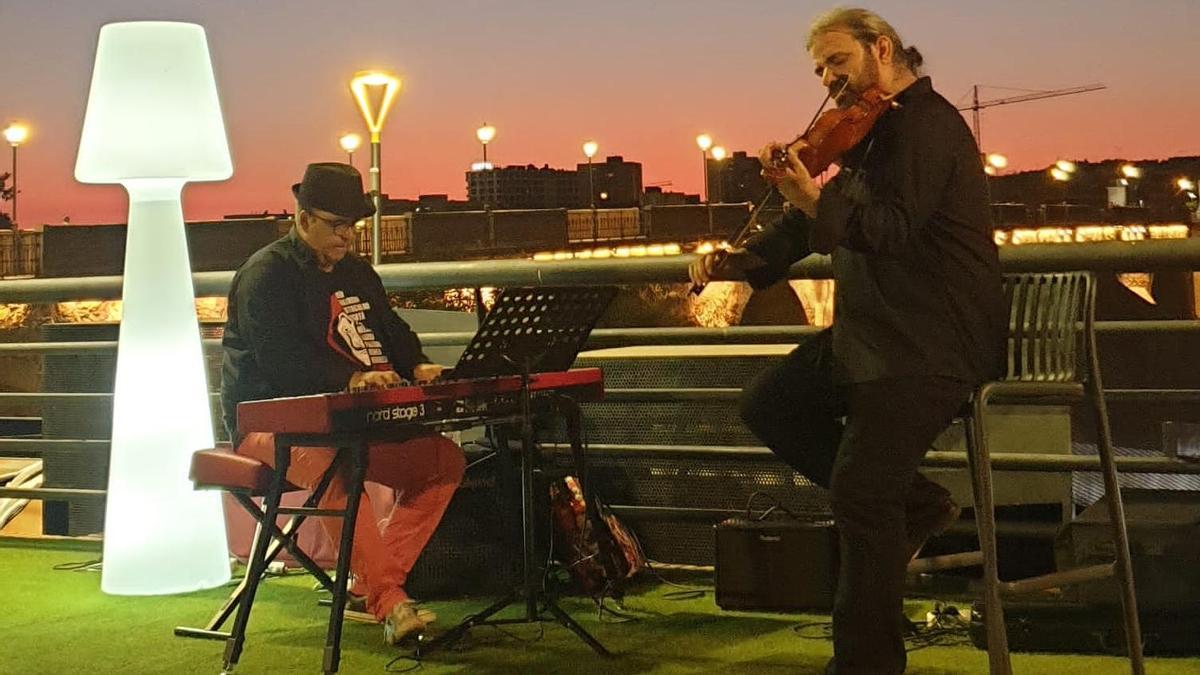 Pedro Martínez y Pedro Monty durante una de sus actuaciones.