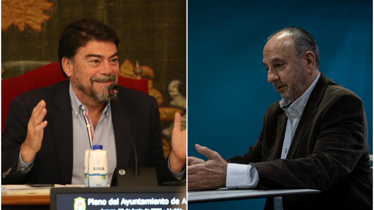 Cruce de declaraciones entre Luis Barcala y Miguel Millana por la crisis del PSOE