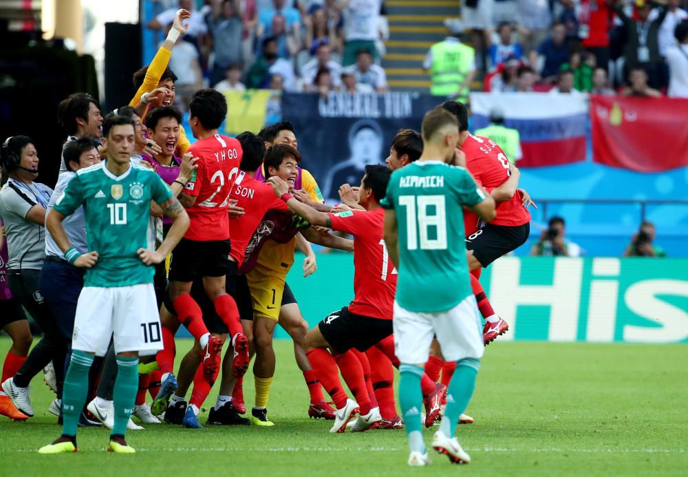 Alemania, eliminada del Mundial tras perder con Corea del Sur