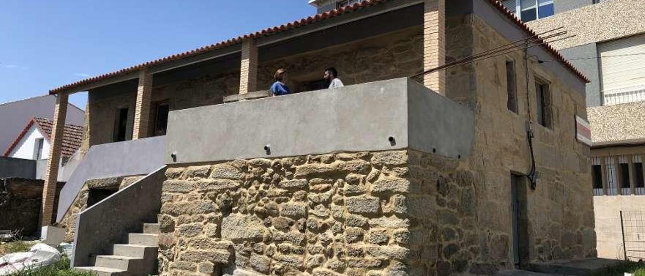 Tomás Hermelo y Mercedes Giráldez visitaron el inmueble. // S.Á.