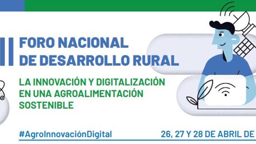 Imagen del cartel promocional de VIII Foro nacional de Desarrollo Rural.