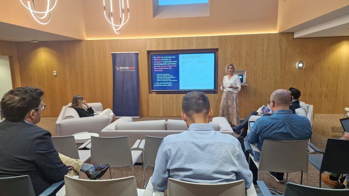 Rueda de prensa de SpainCap este jueves 24 de julio en Madrid.