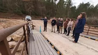 El puente del Charco Negro, reconstruido en Sinarcas tras la dana, pasa de 6 a 30 metros de longitud