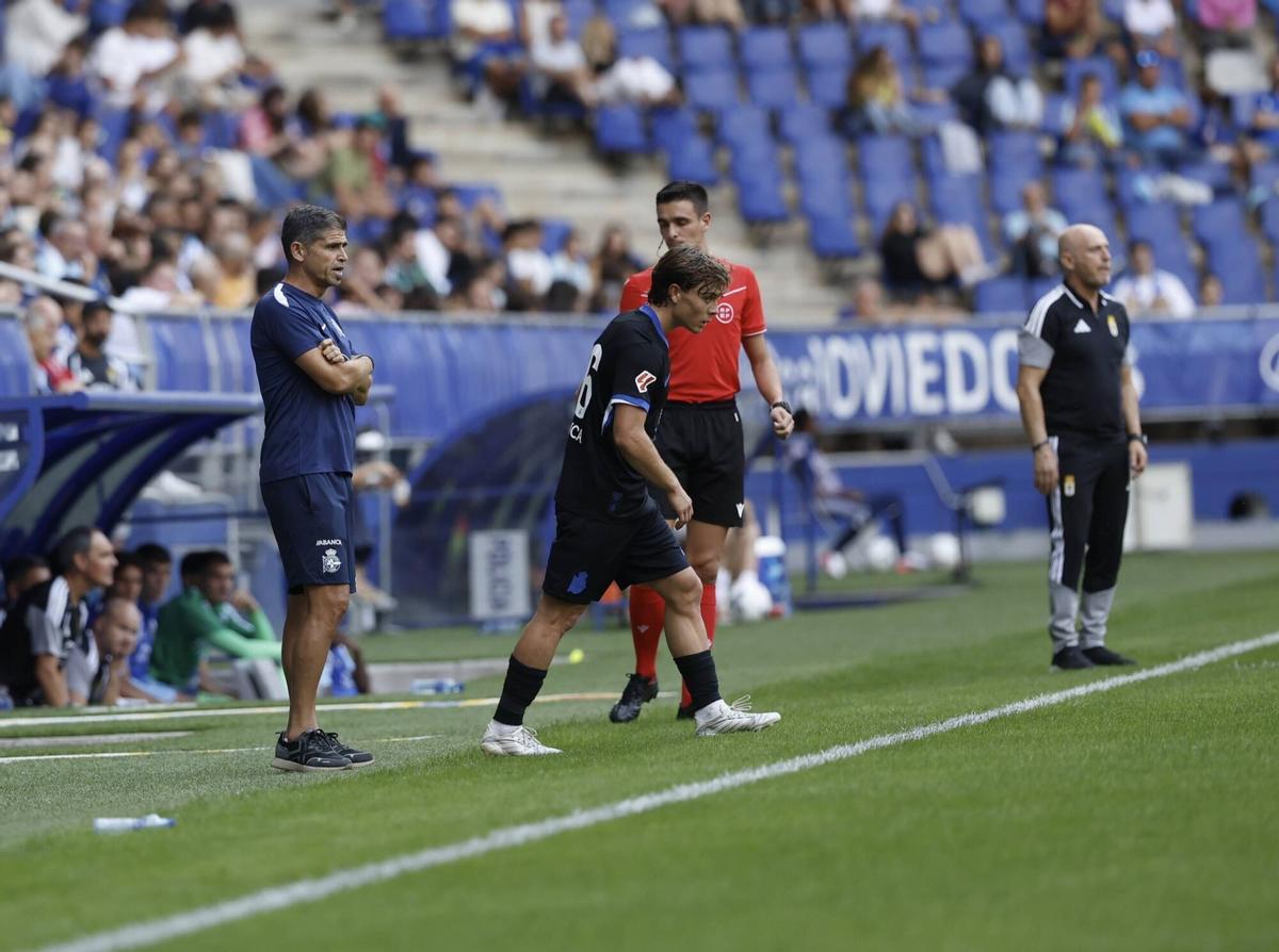 Así fue el partido entre el Real Oviedo y el Deportivo de la Coruña