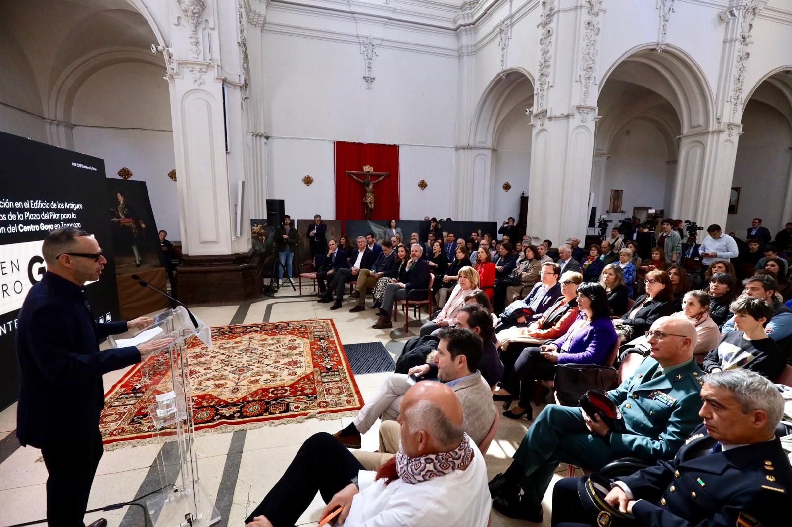 En imágenes | Presentación del nuevo Centro de Goya en los antiguos juzgados de Zaragoza
