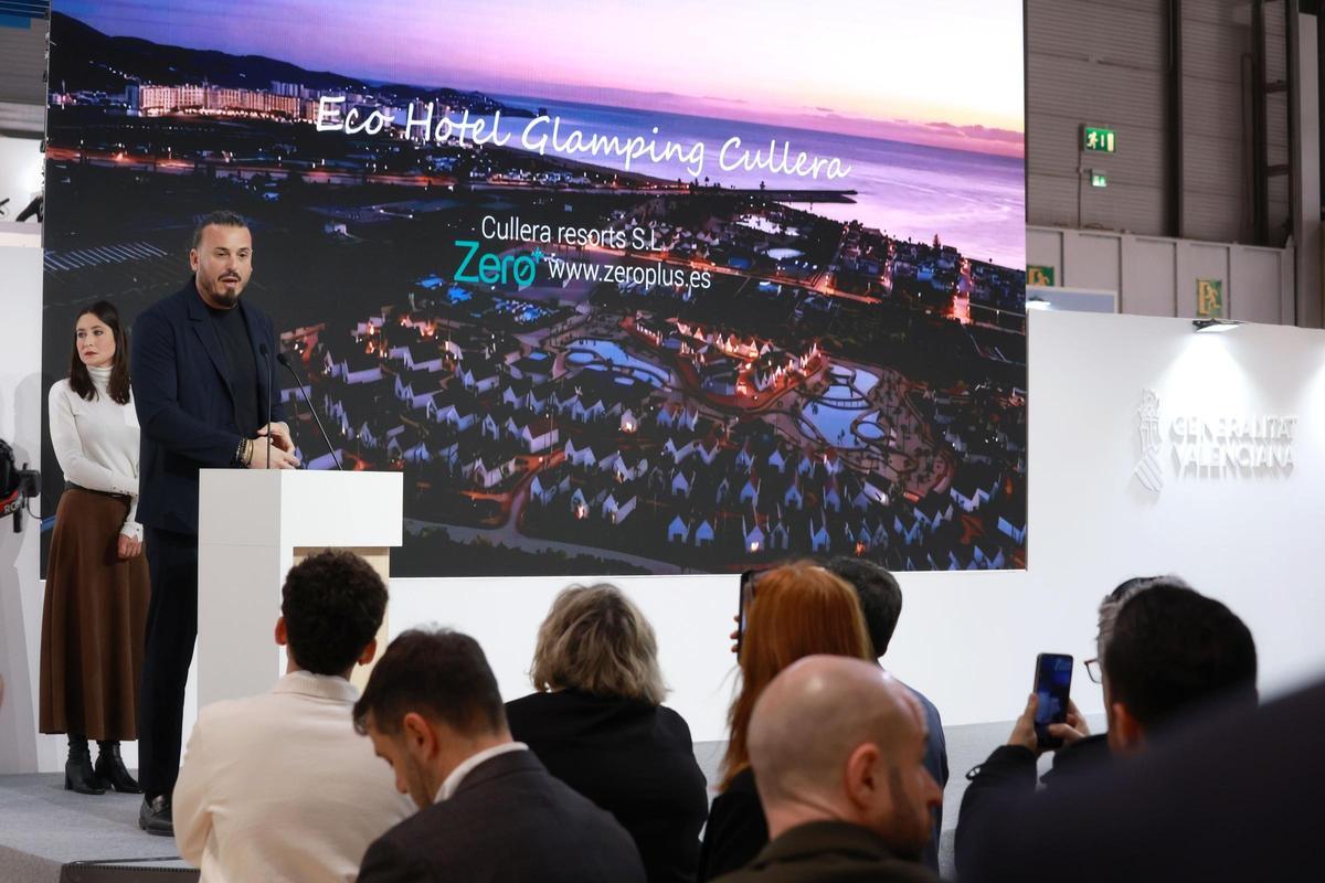 Andreu Piqueras, en la presentación del proyecto en Fitur.