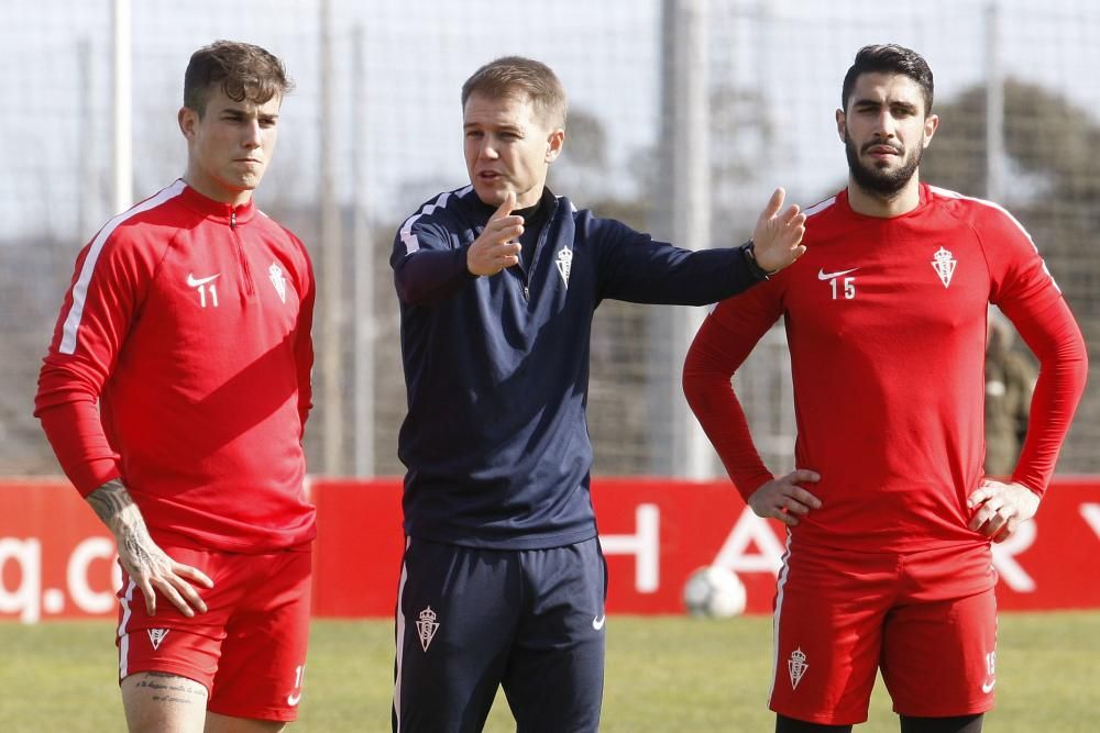 Entrenamiento del Sporting