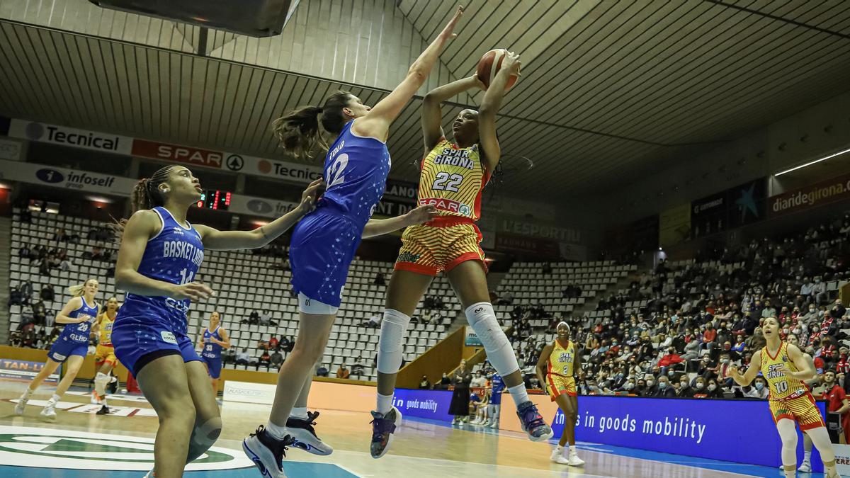 El Spar Girona no pudo con el Basket Landes y ahora disputará la Eurocup