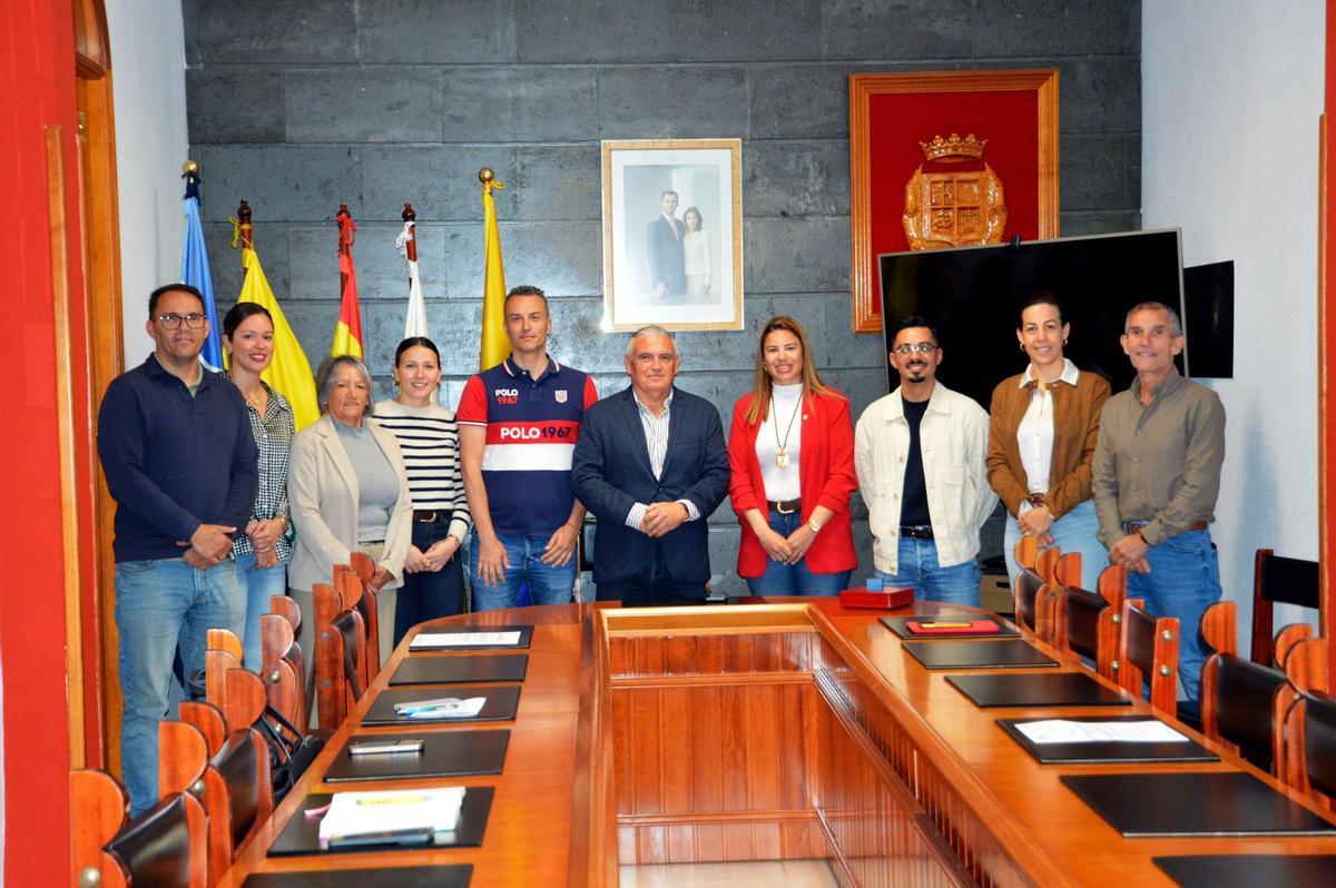 Concejales de la Corporación de La Aldea.