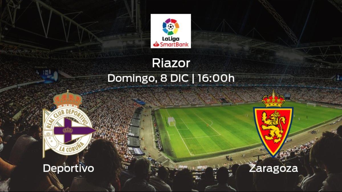 Jornada 19 de la Segunda División: previa del duelo Deportivo - Real Zaragoza