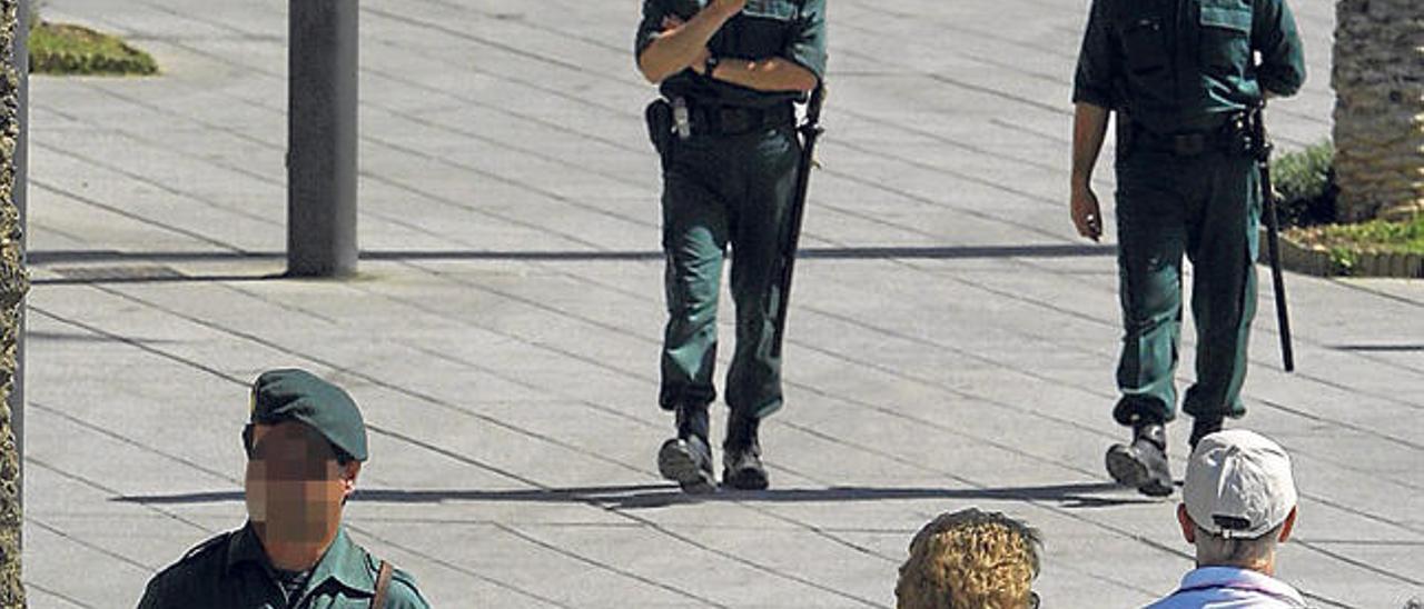 Imagen de una intervención de la Guardia Civil.