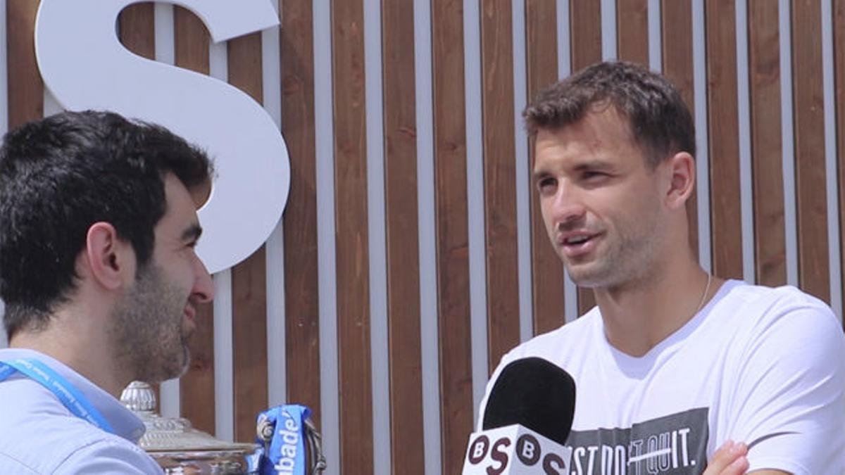 Grigor Dimitrov: En un mundo perfecto, me gustaría jugar la final contra Nadal