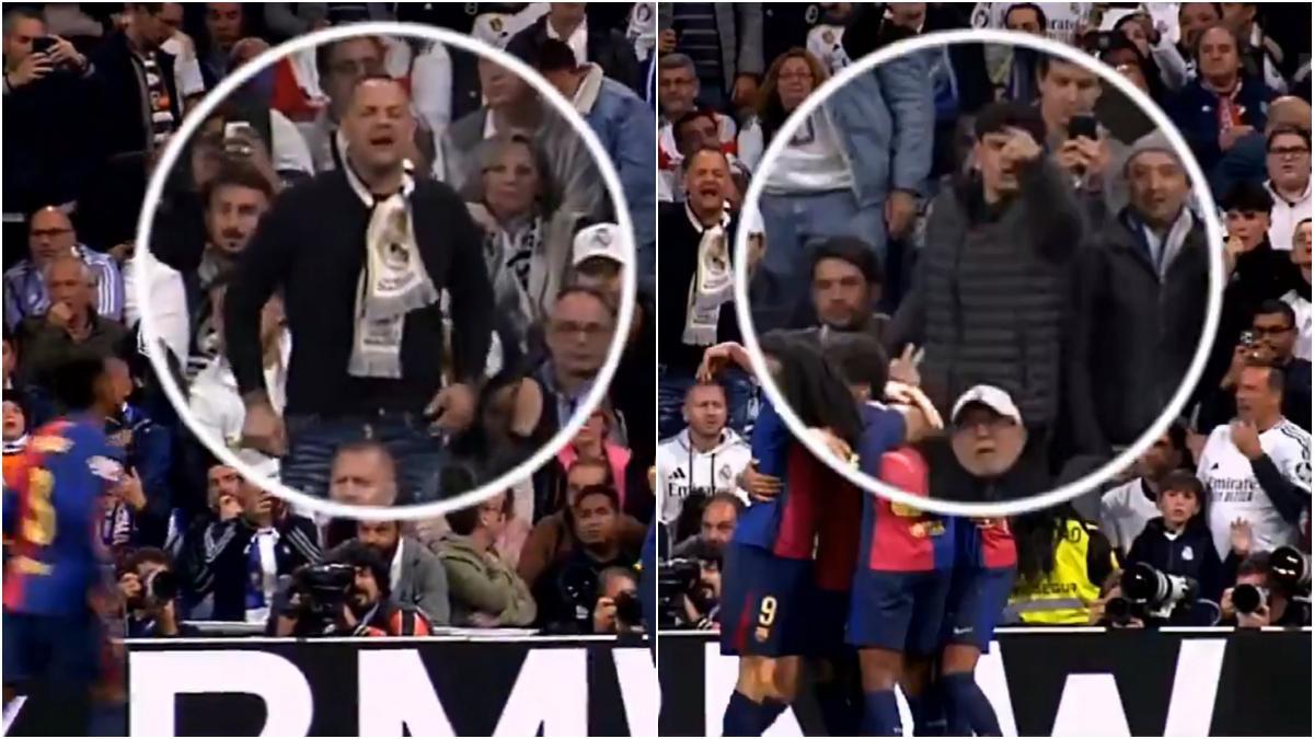 El video que capta a dos aficionados del Real Madrid lanzando insultos racistas contra Lamine Yamal