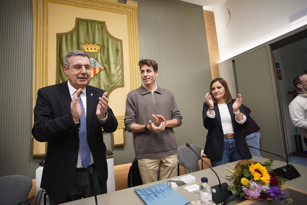 Les fotos de la rebuda d'Oriol Cardona a Banyoles