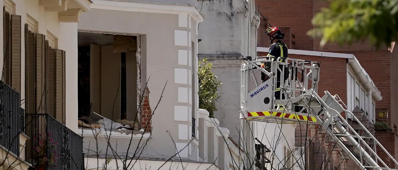 Varios heridos en una explosión en una vivienda del barrio de Salamanca de Madrid