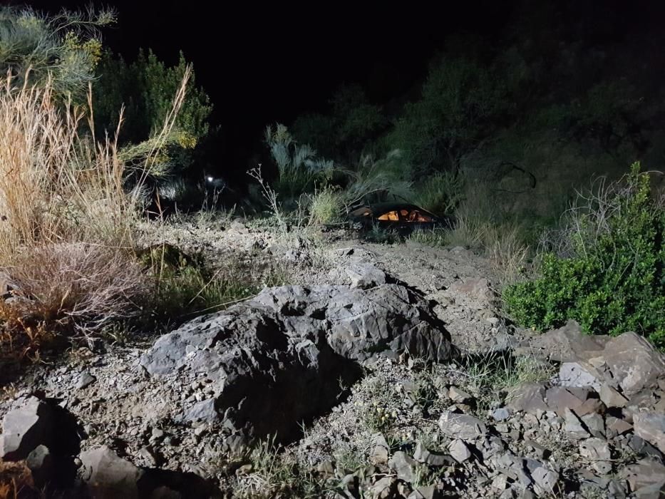 Rescatan a un accidentado en la carretera de Olías