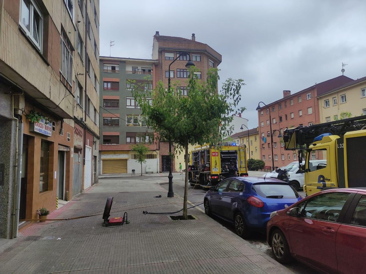 El lugar del suceso.