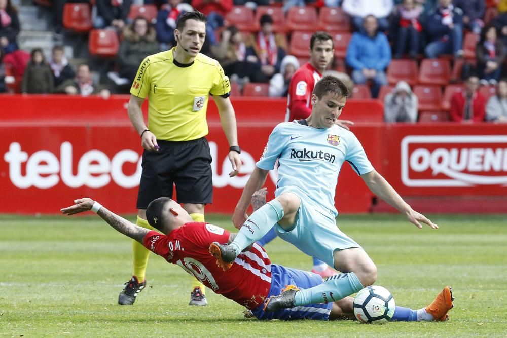 Sporting - Barclona B, en imágenes