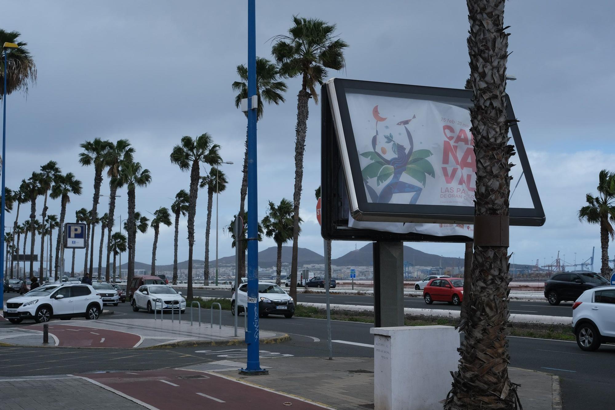 La borrasca Celia deja un temporal de viento y mar en Gran Canaria (14/02/2022)