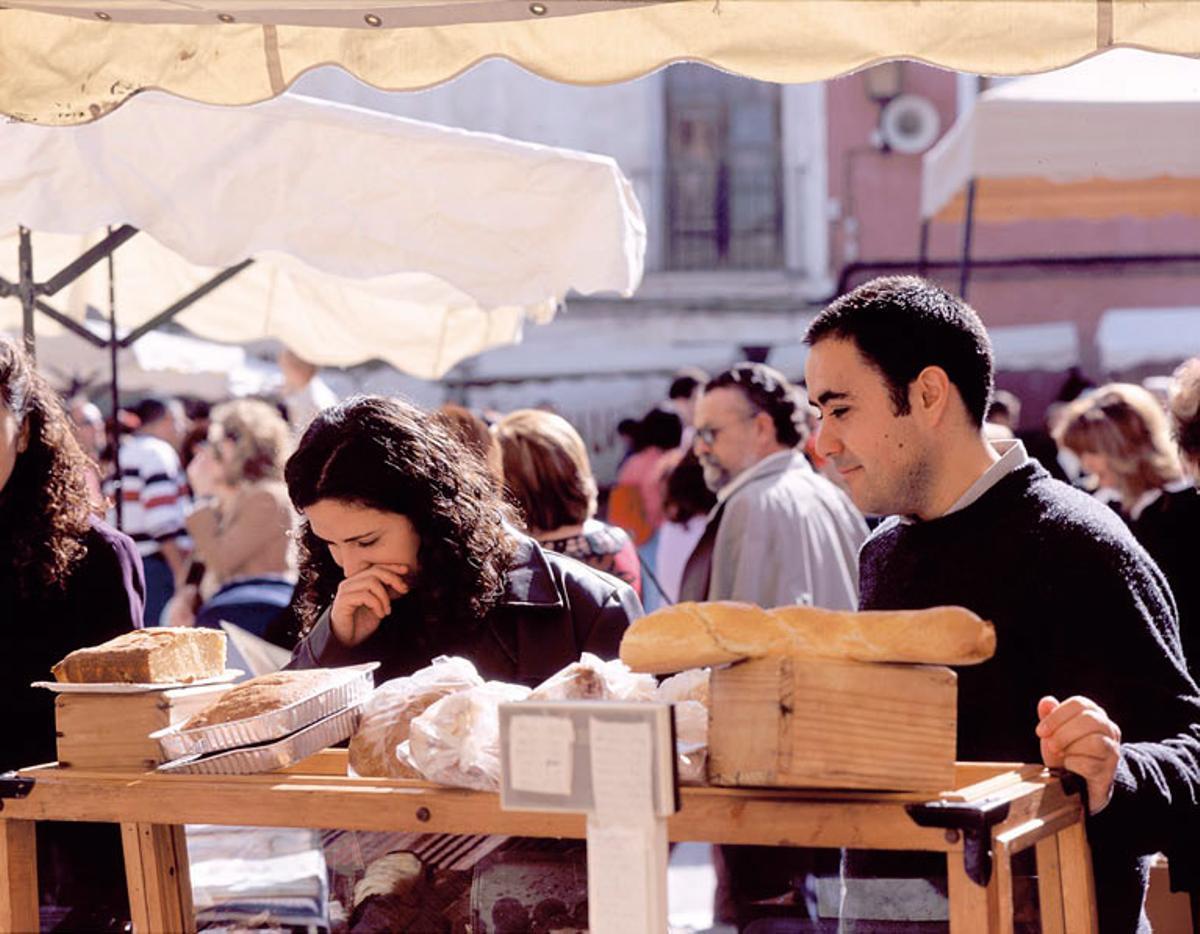 Imagen de archivo del mercadillo de El Zacatín, en Bullas.