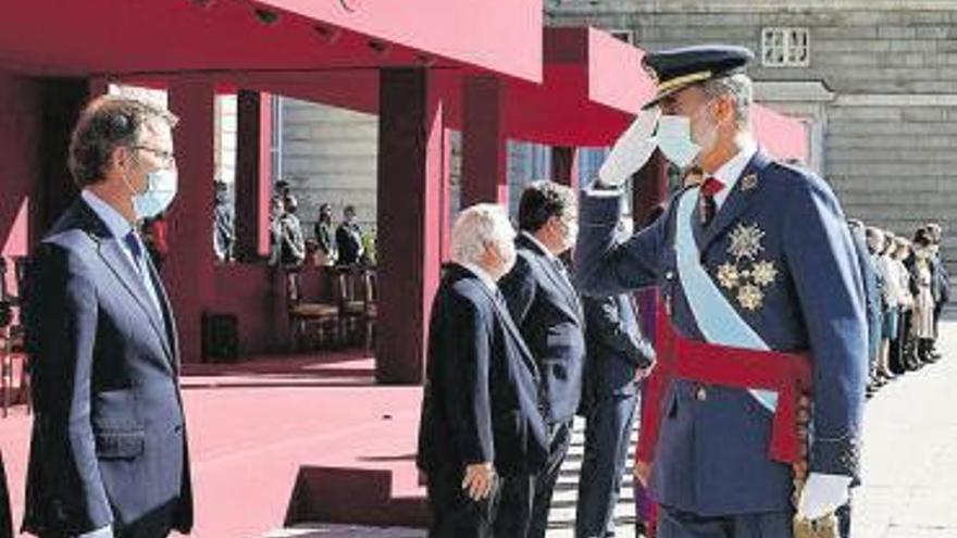 La tensión política y la pandemia marcan una celebración insólita de la Fiesta Nacional