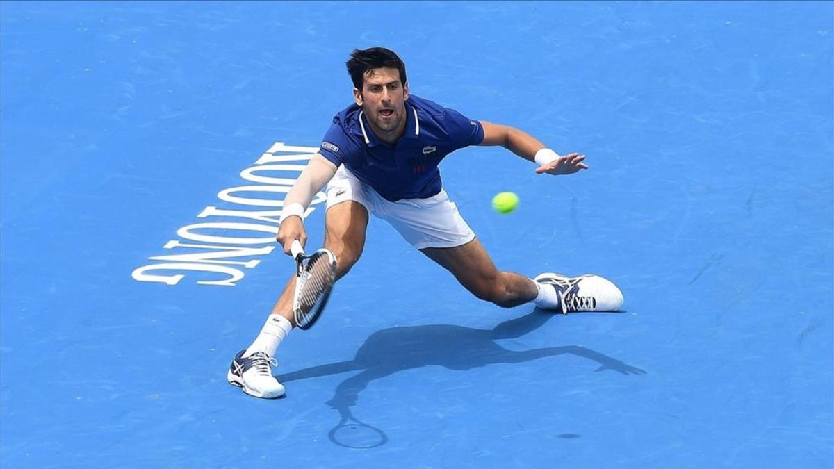 Djokovic, durante el partido