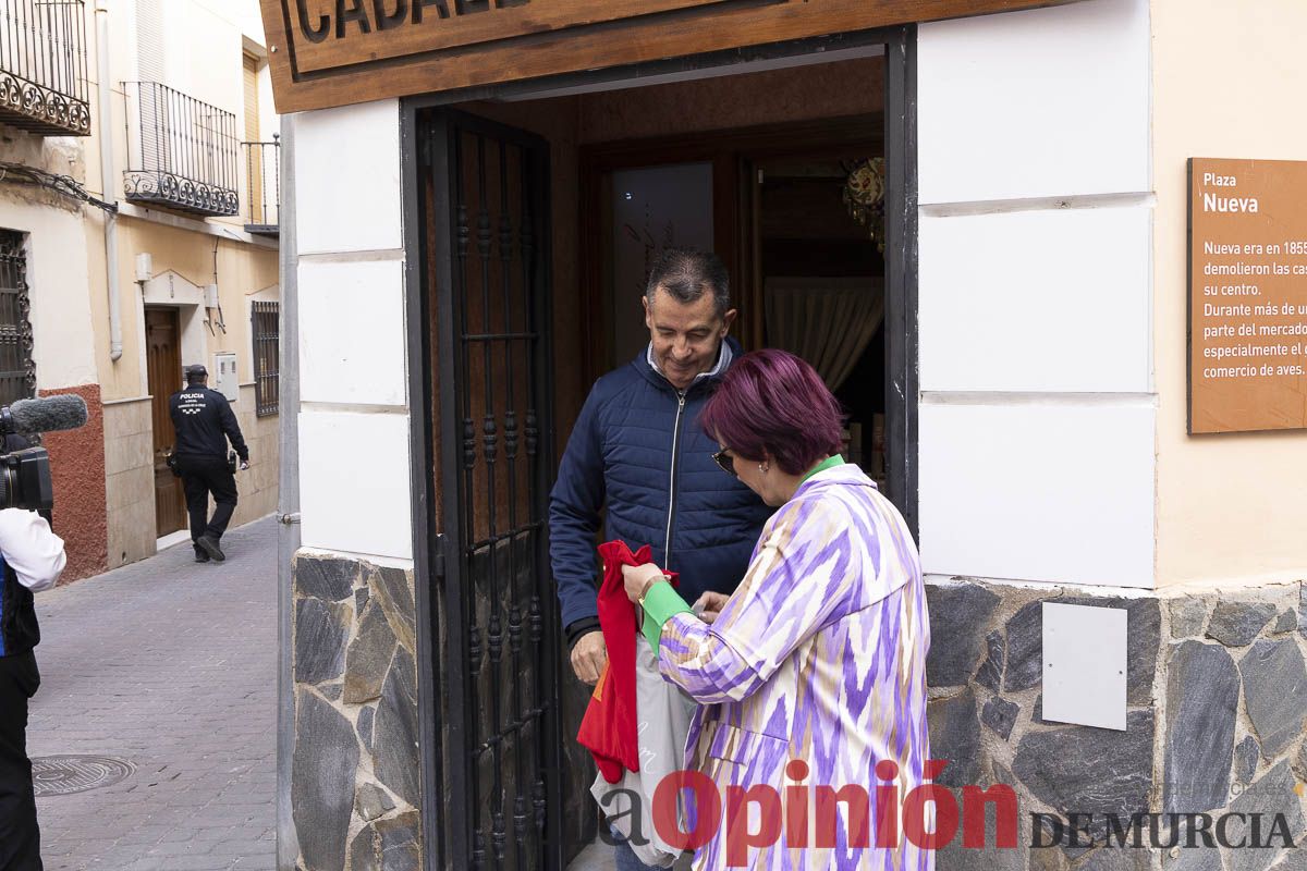 Corporación, Cofradía y Bandos realizan la 'Pedimenta' en Caravaca