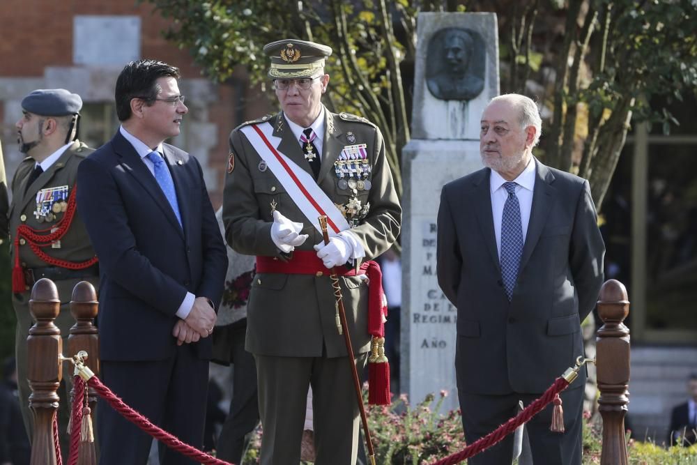 Parada militar del acto de celebración de la Inmaculada