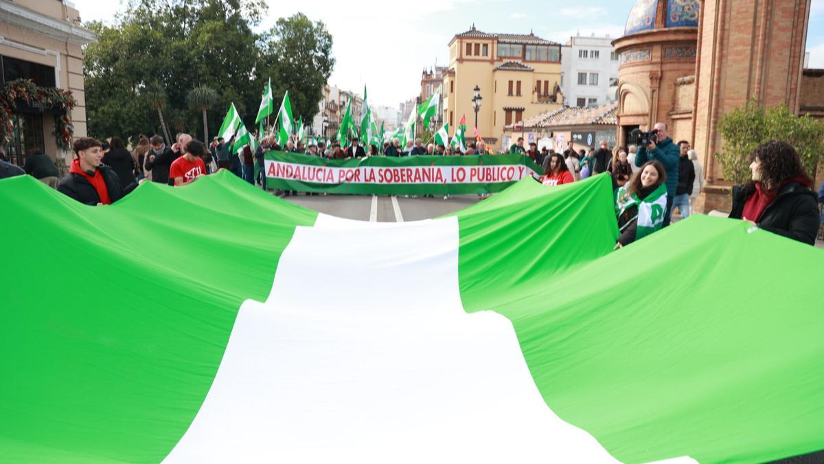 Fotogalería | Manifestación para reivindicar el 4D como Día Nacional de Andalucía