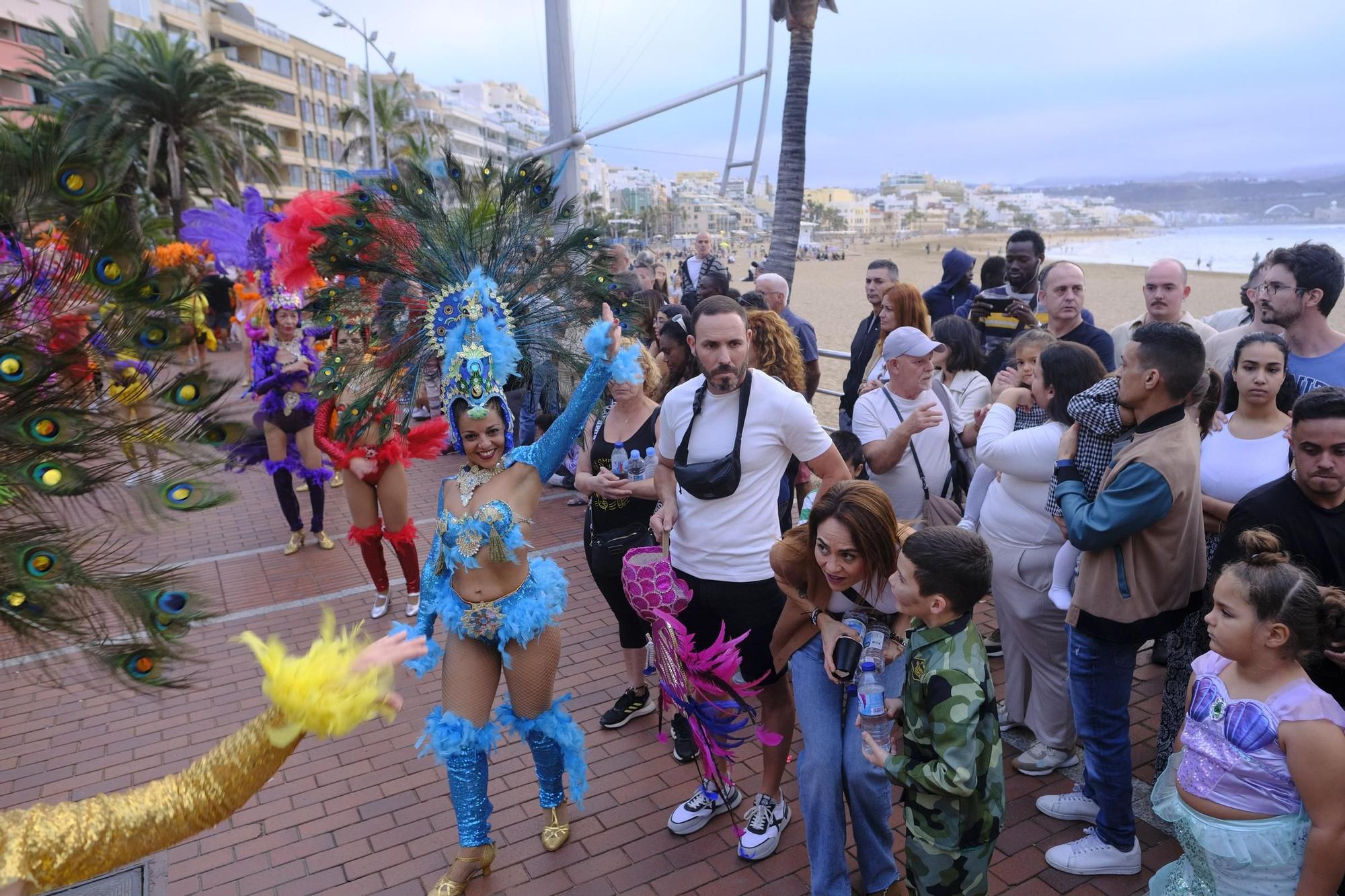 Encuentro de comparsas y batucadas del Carnaval de Las Palmas de Gran Canaria 2024