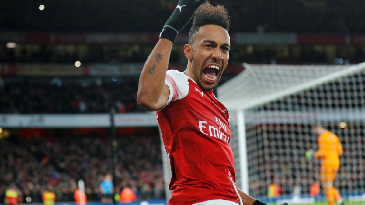 Aubameyang, jugador del Arsenal.