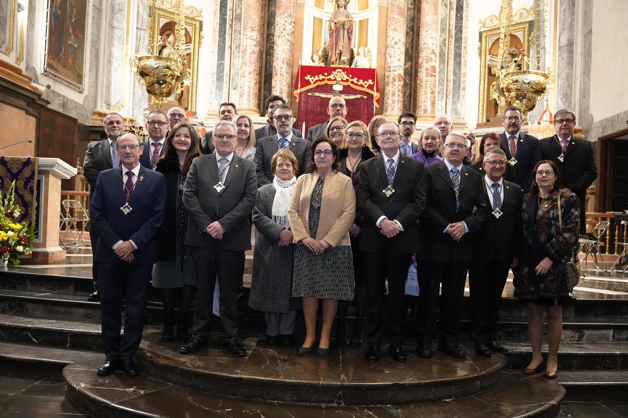 Las fotos de la misa para conmemorar el 50º aniversario de la Junta Central de Semana Santa de Vila-real