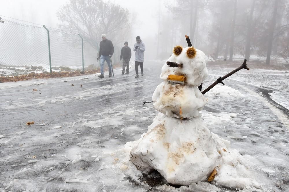 Nieve en Gran Canaria (01/02/2018)