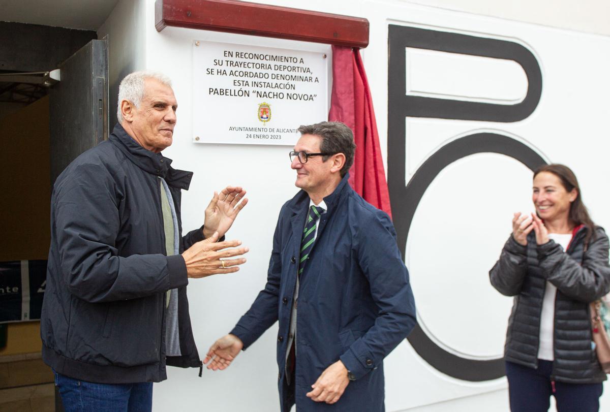 El pabellón Ciudad Jardín añade el nombre de Nacho Novoa
