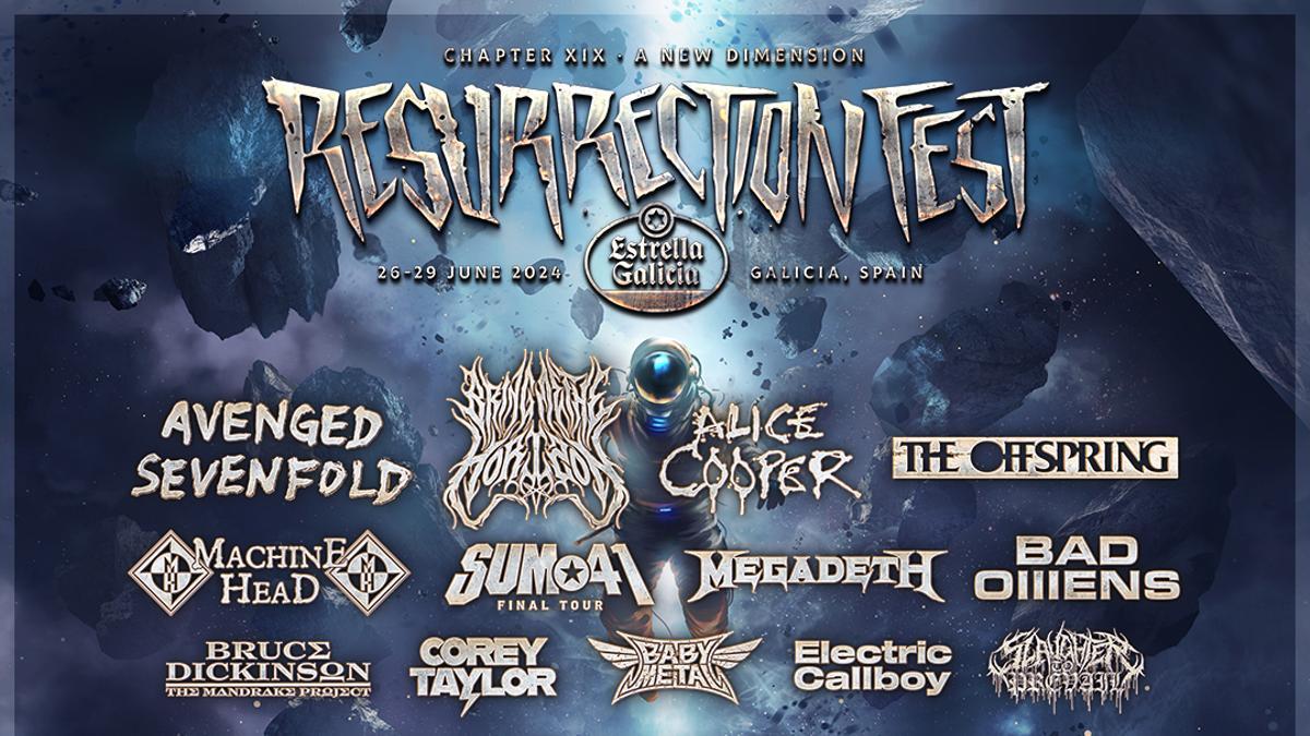 Avenged Seafold, Bring Me The Horizon, Alice Cooper, The Offspring o Sum 41: el Resurrection Fest desvela su cartel