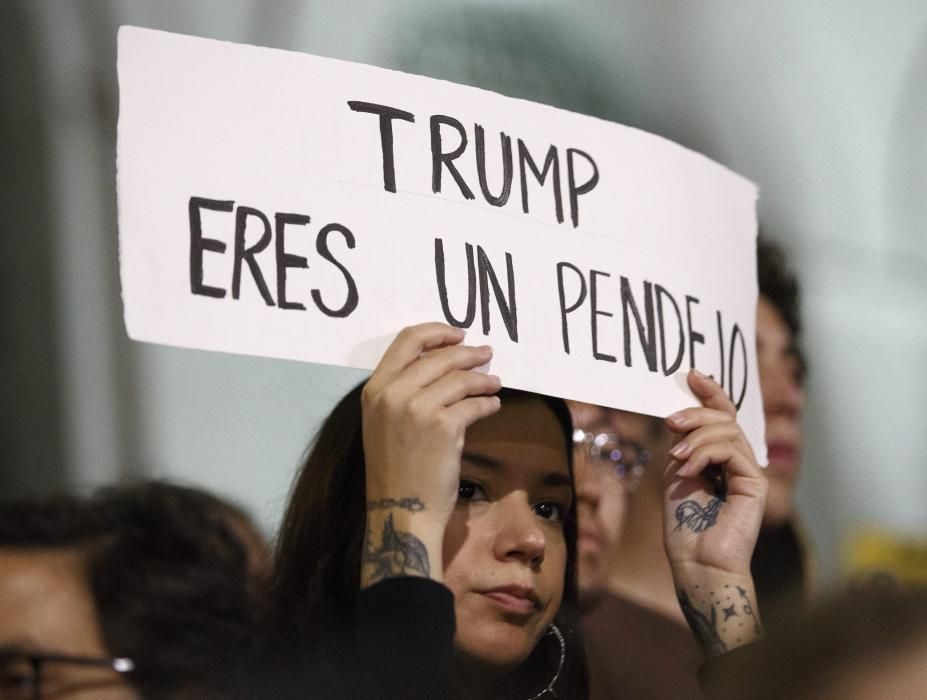 PROTESTA CONTRA LA ELECCIÓN DE DONALD TRUMP