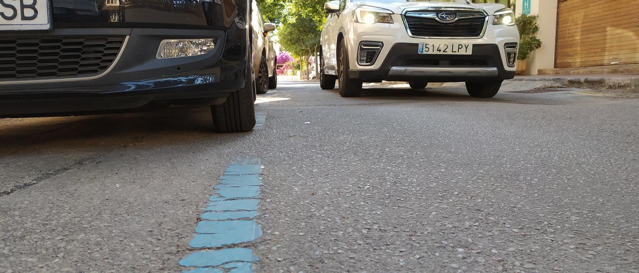 Una imagen de la zona azul de Sóller.