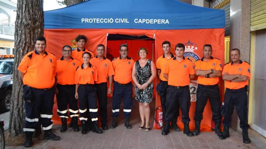 Carpa para los voluntarios de Capdepera