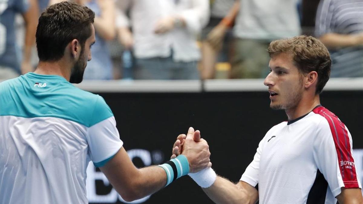 Pablo Carreño se despide de Cilic y de Australia