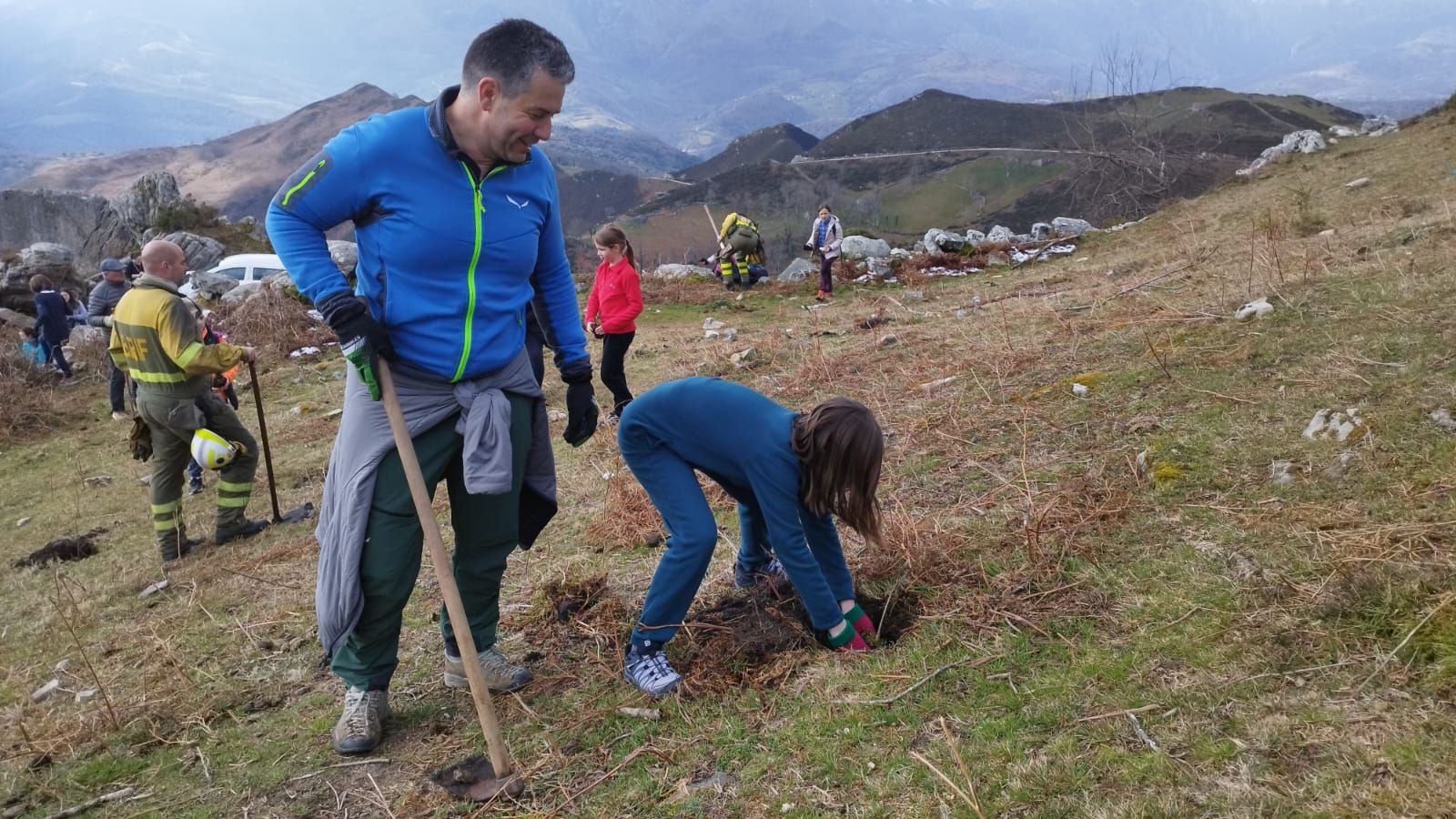 Día del árbol en Asiego, Cabrales