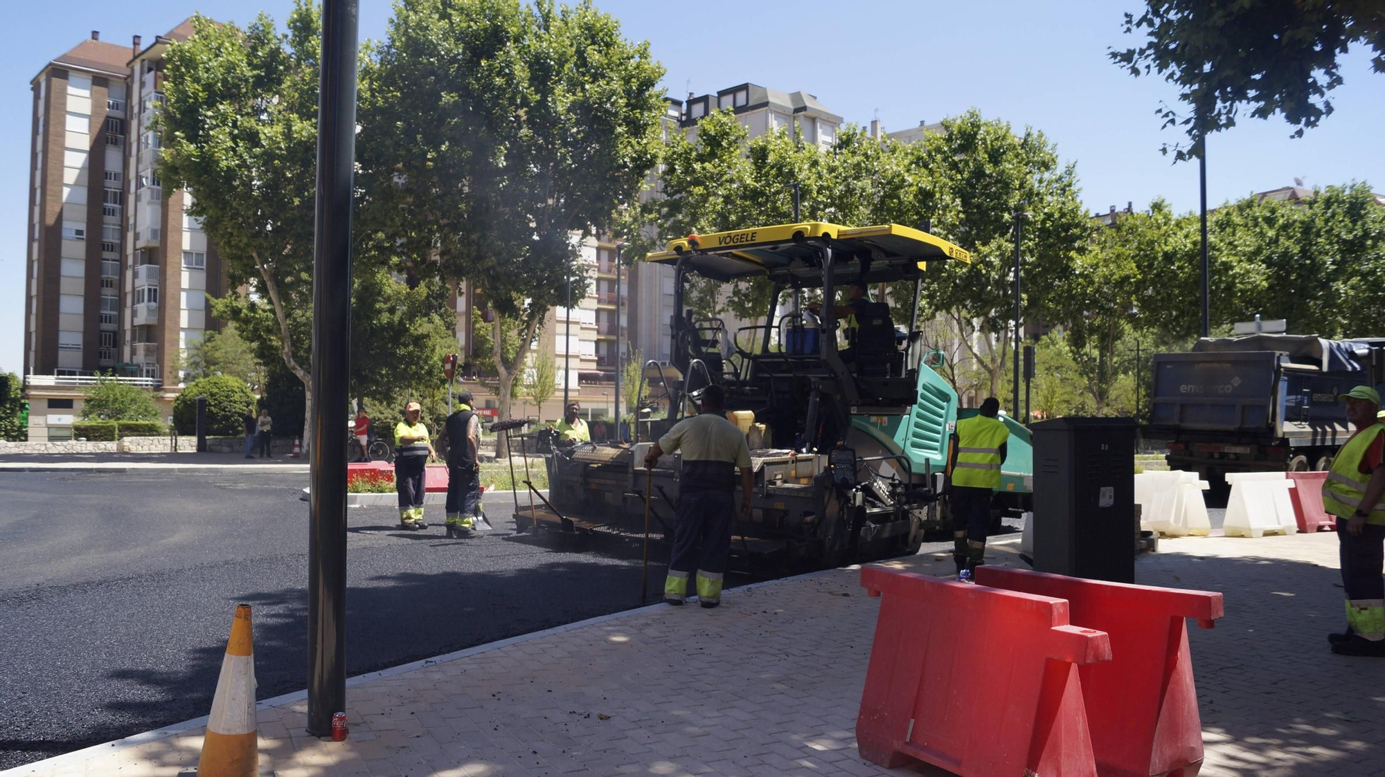 Obras de humanización. Tareas de Asfaltado.