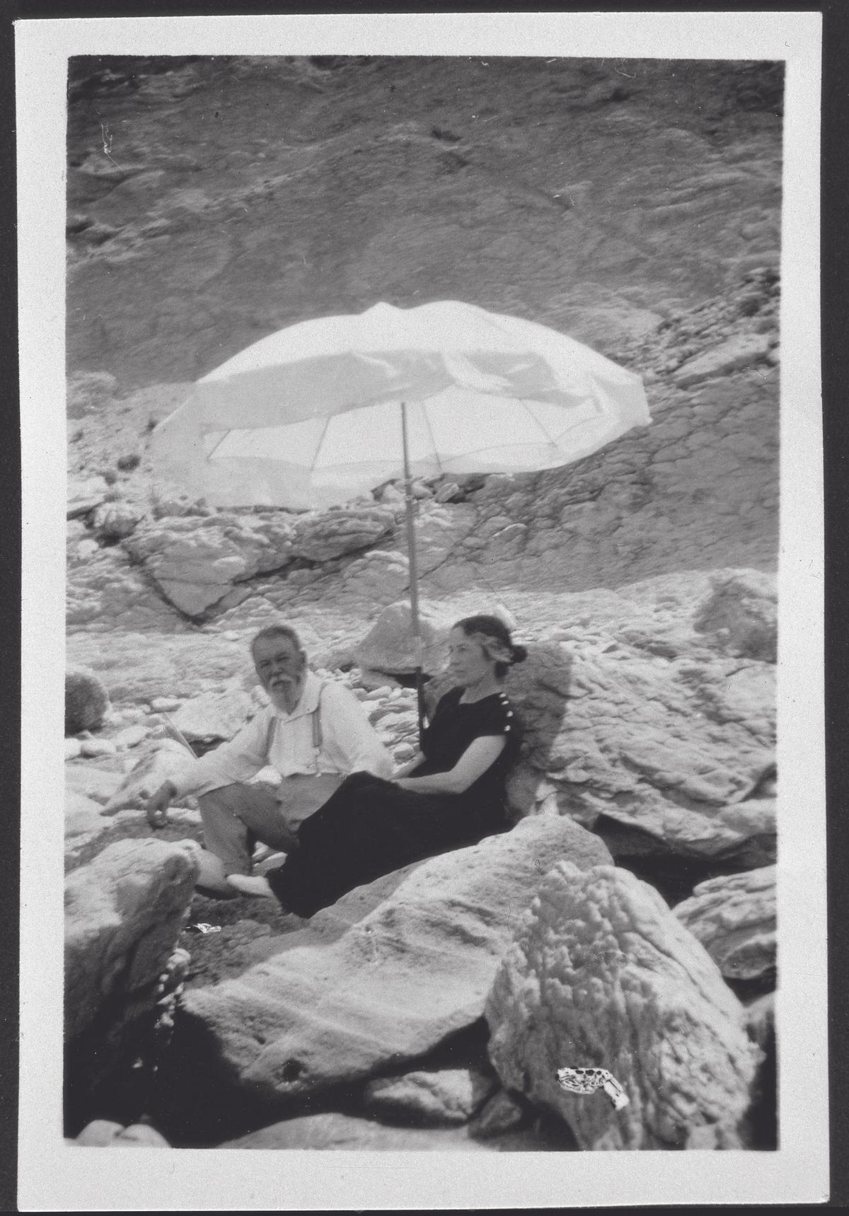 Sorolla y Clotilde en Ibiza 1919