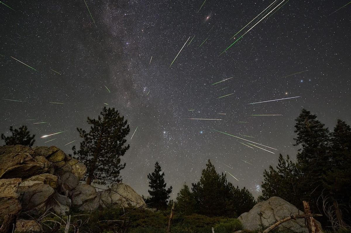 Archivo - La lluvia de meteoros de las Perseidas alcanza su máximo a mediados de agosto.