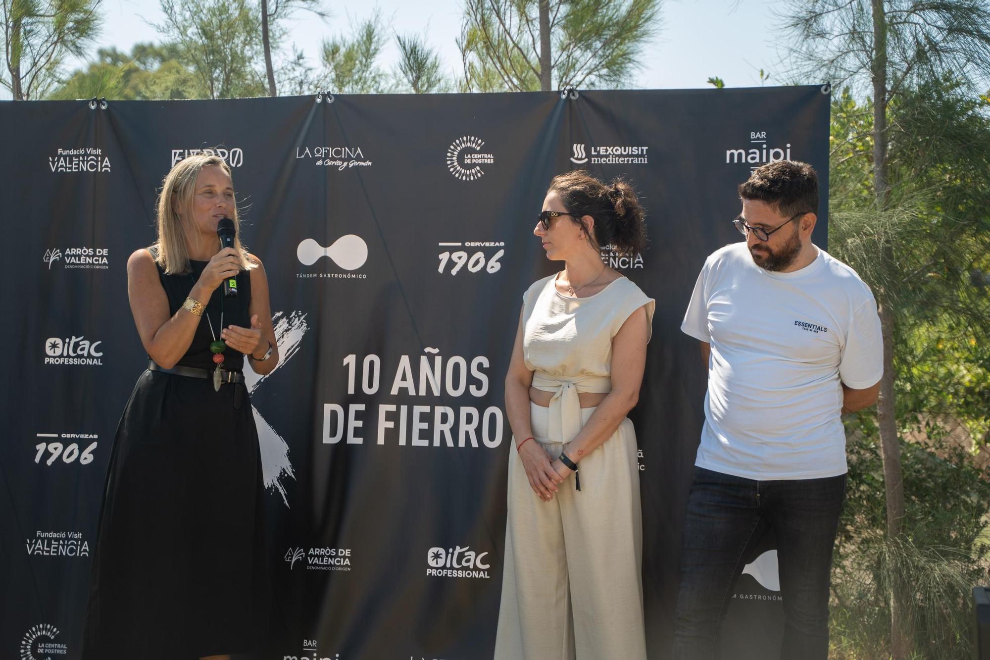Paula Llobet, Carito Lourenço y Germán Carrizo de Fierro.
