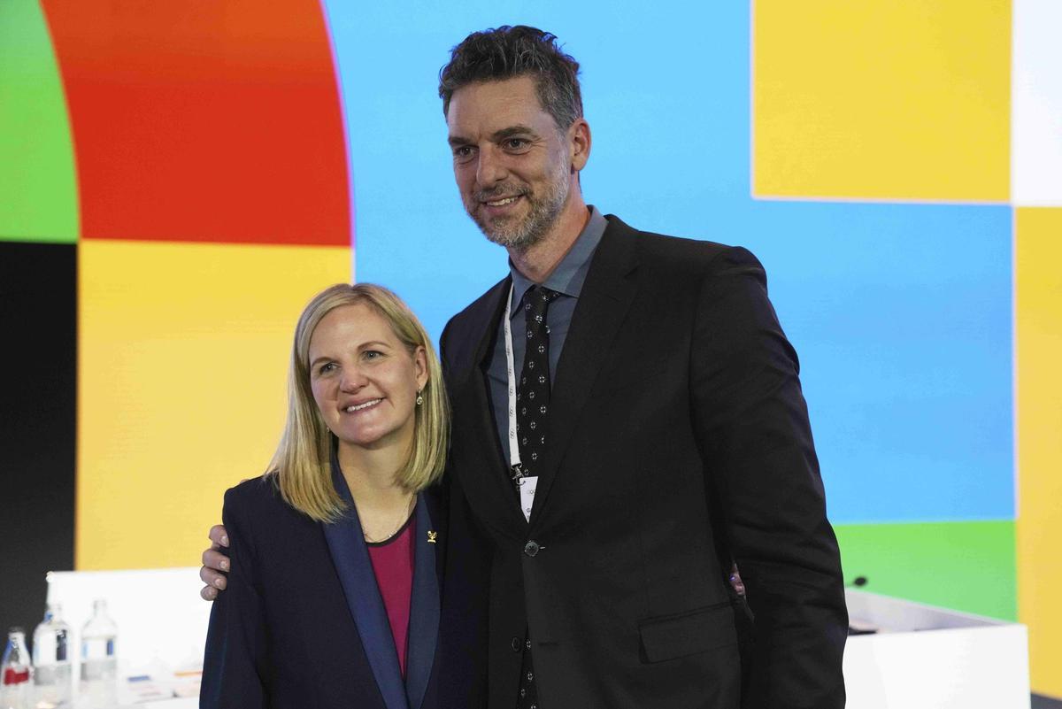 Pau Gasol se mostró contento por la elección de Kirsty Coventry como nueva presidenta del CIO