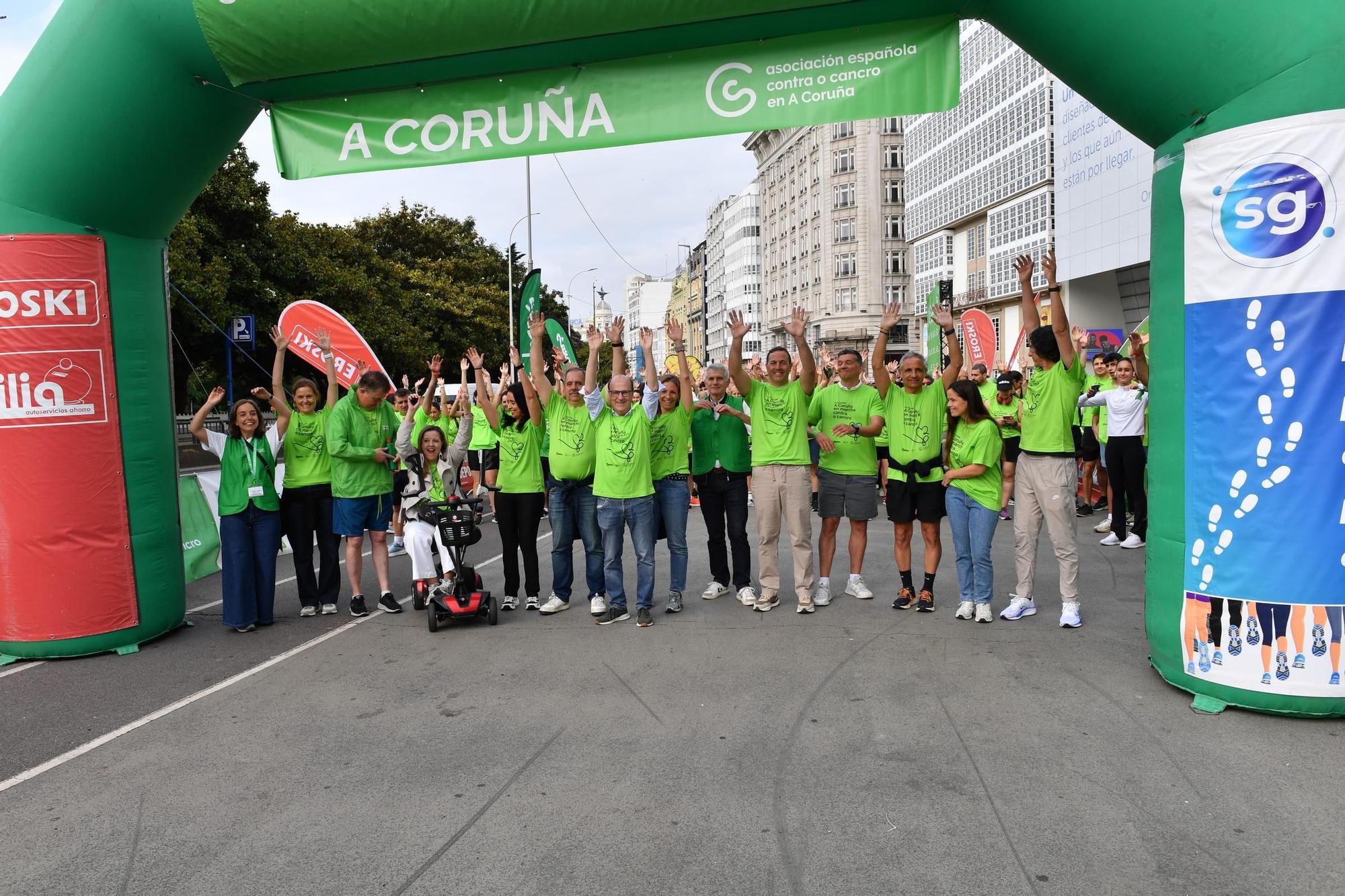 A Coruña caminó contra el cáncer