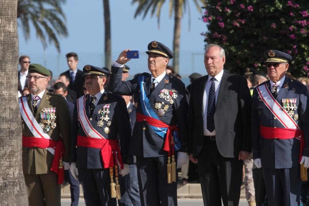 Jura de bandera de nuevos alumnos en la Academia General del Aire