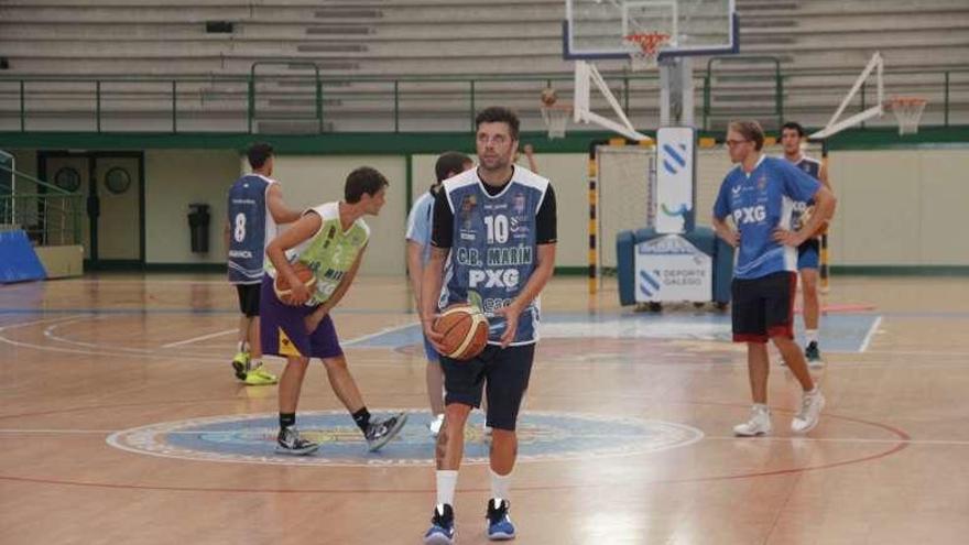 Primer entrenamiento en A Raña del Peixegalego. // Santos Álvarez