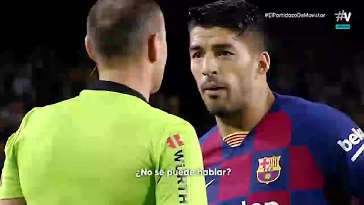 Así fue la conversación entre Mateu Lahoz y Luis Suárez